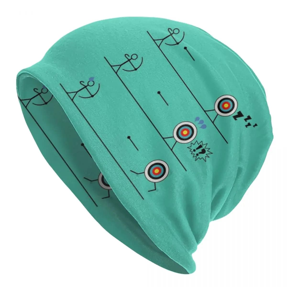 Cappelli per cofano da tiro con l'arco da corsa personalizzati Cappello lavorato a maglia di moda per donna Uomo Inverno caldo Archer Arco Caccia Skullies Berretti Berretti