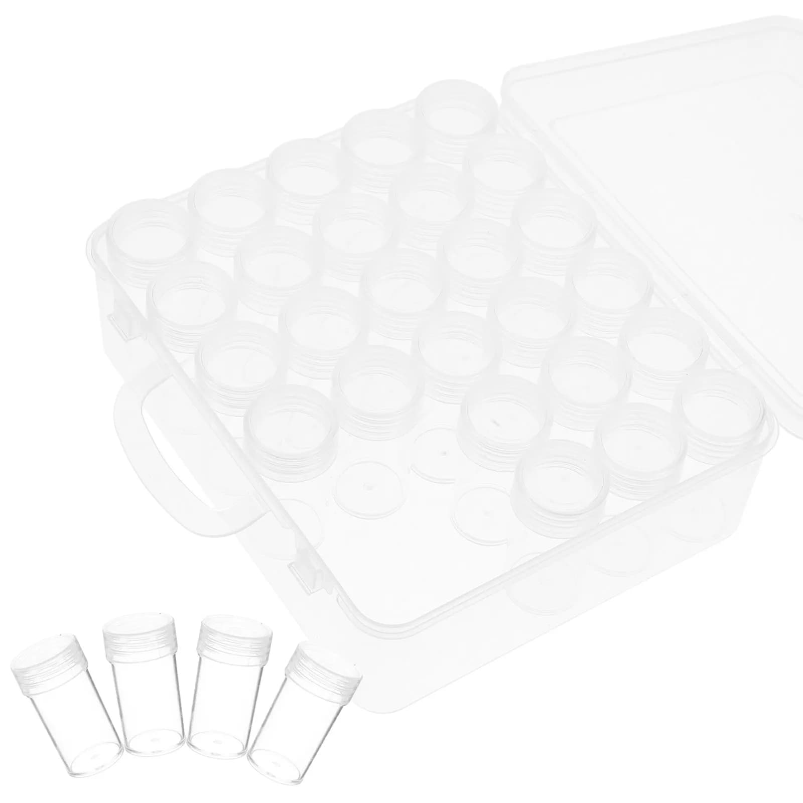 Transparent Plastic Container for Semi Conservation, Organizer for Seeds and Vegetables, Travel Container for Classification