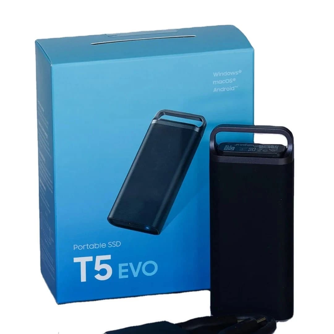 Disco rigido esterno T5 EVO SSD portatile da 2 TB Tipo-c USB3.2 fino a 460 Mb/s per PC portatile