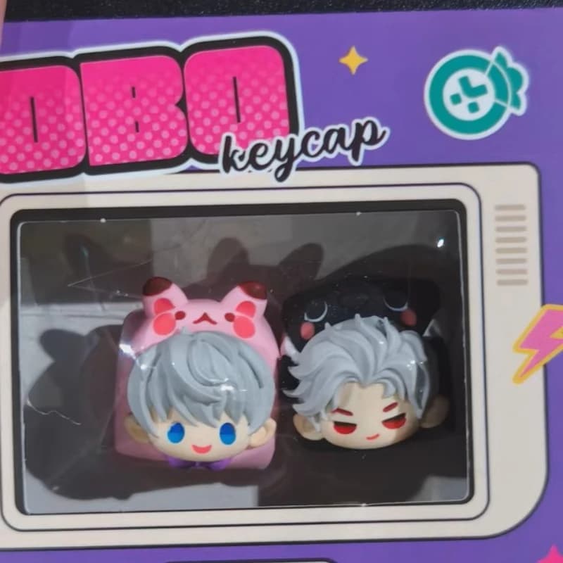 Keycaps Anime Love and Deepspace per Tastiera Meccanica, Tasti 3D in Resina Fatti a Mano, Accessori per Giochi, Keycap Personalizzati, Regali per PC