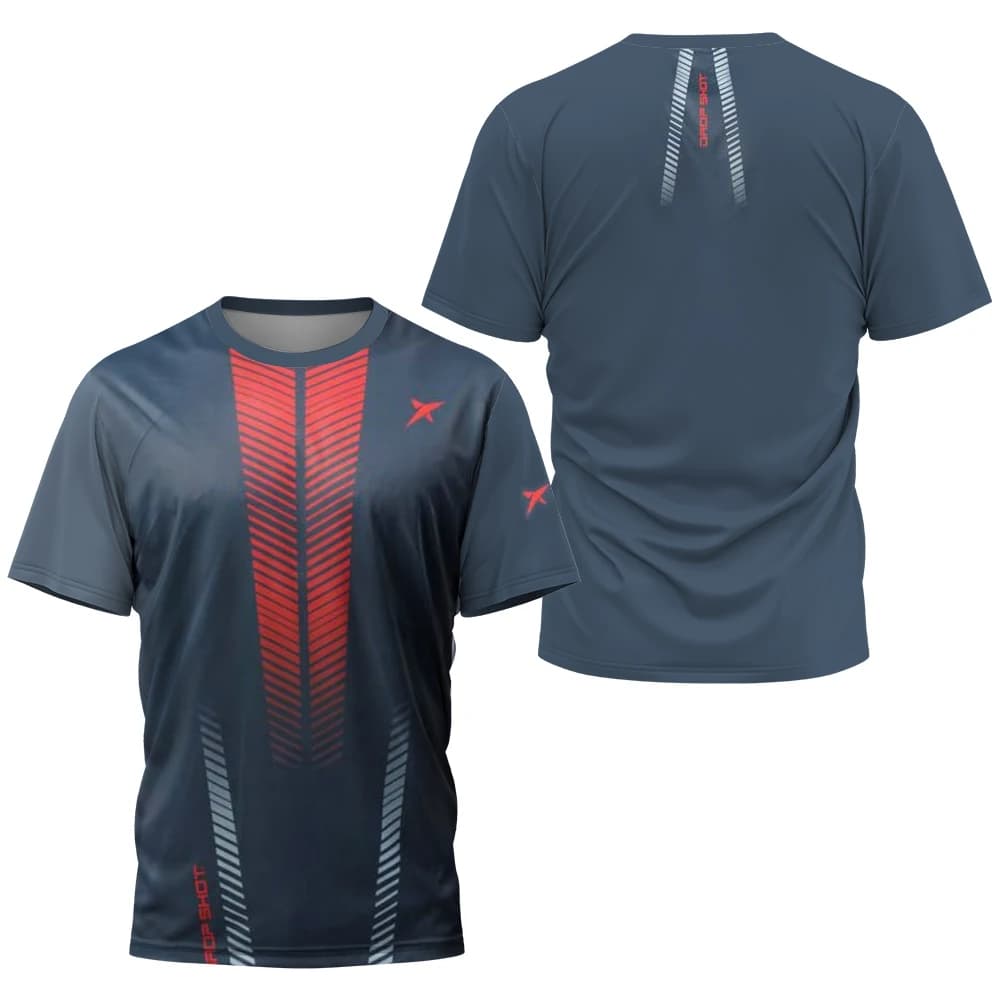 Men's Sports Sweat Absorbent Padel Printed Ball Wear Men's Quick Drying T-Shirt 2026 Men's Fashion Breathable Tennis Sportswear