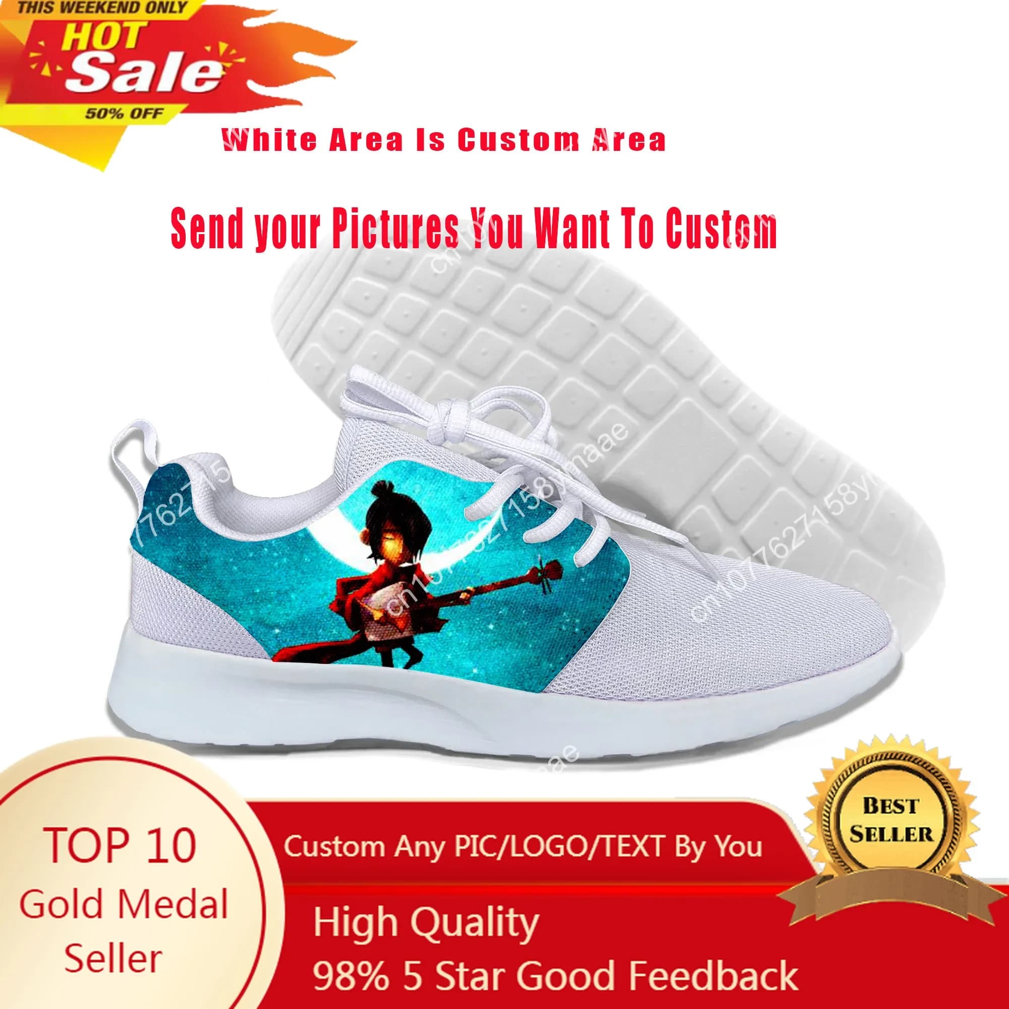 Hot Cool New Fashion Summer Sneakers Handiness Scarpe da corsa Cartoon Cute Funny Uomo Donna Kubo e le scarpe sportive a due corde