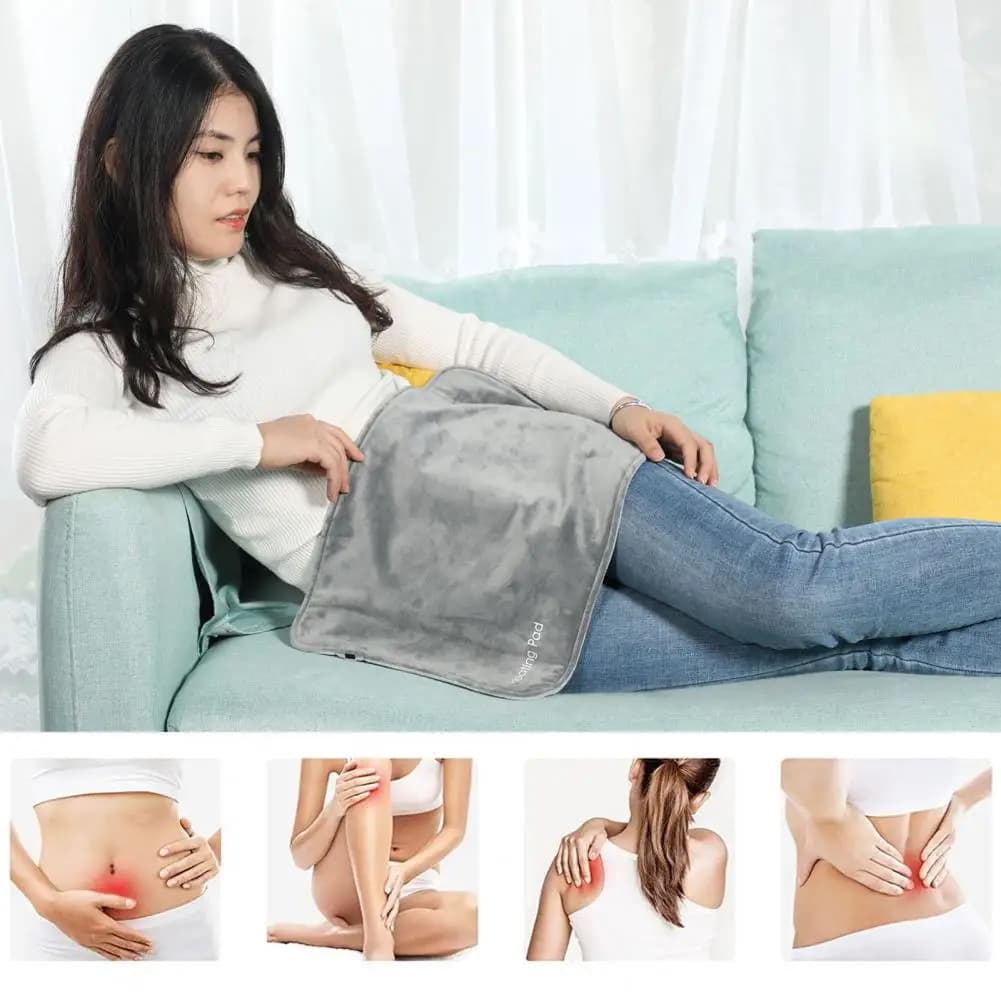 Coperta leggera Coperta elettrica USB per un calore istantaneo Dimensioni di sollievo dal dolore Tappetino riscaldante per spalle del collo posteriore Spegnimento automatico