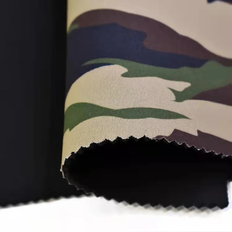 Tessuti in Neoprene SBR con Stampa Mimetica