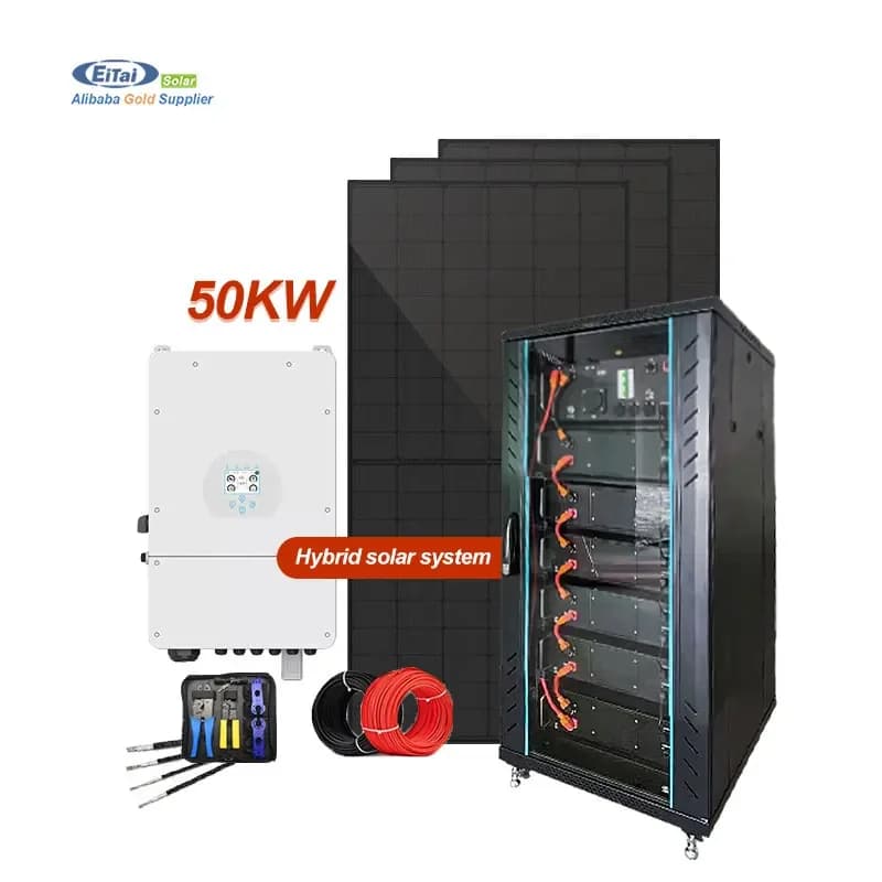 Sistema di alimentazione del pannello solare ibrido ad alta tensione trifase EITAI 50Kw 100Kw per grandi impianti elettrici industriali commerciali