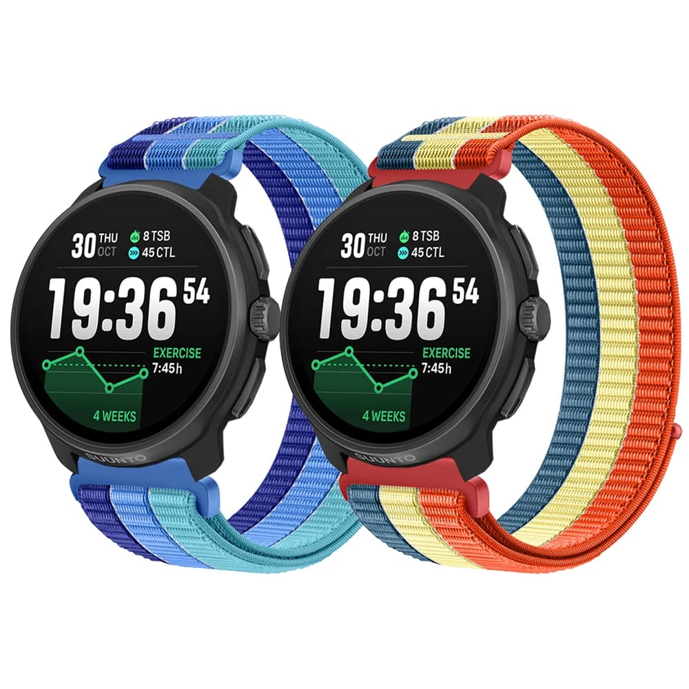 Cinturino in nylon da 22 mm per Suunto Vertical 2 / RACE S / Run / Ocean, cinturino in tessuto per Suunto 5 9 Peak Pro, cinturino di ricambio.