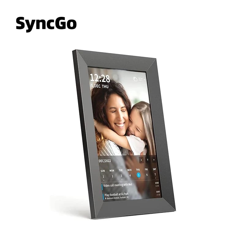 Calendario Digitale Touchscreen con Sincronizzazione WiFi e Cornice Portafoto, Attrezzatura per Ufficio