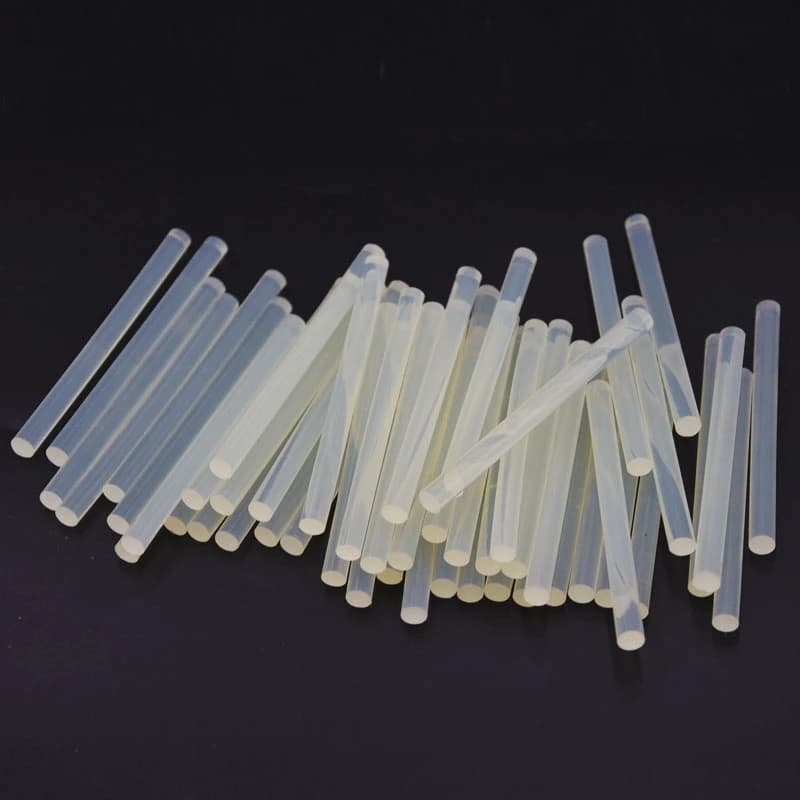 10 pz 7x100mm plastica trasparente Hot Melt pistola colla stick casa Power pistola termica adesivo solido fare gioielli artigianato cassa del telefono