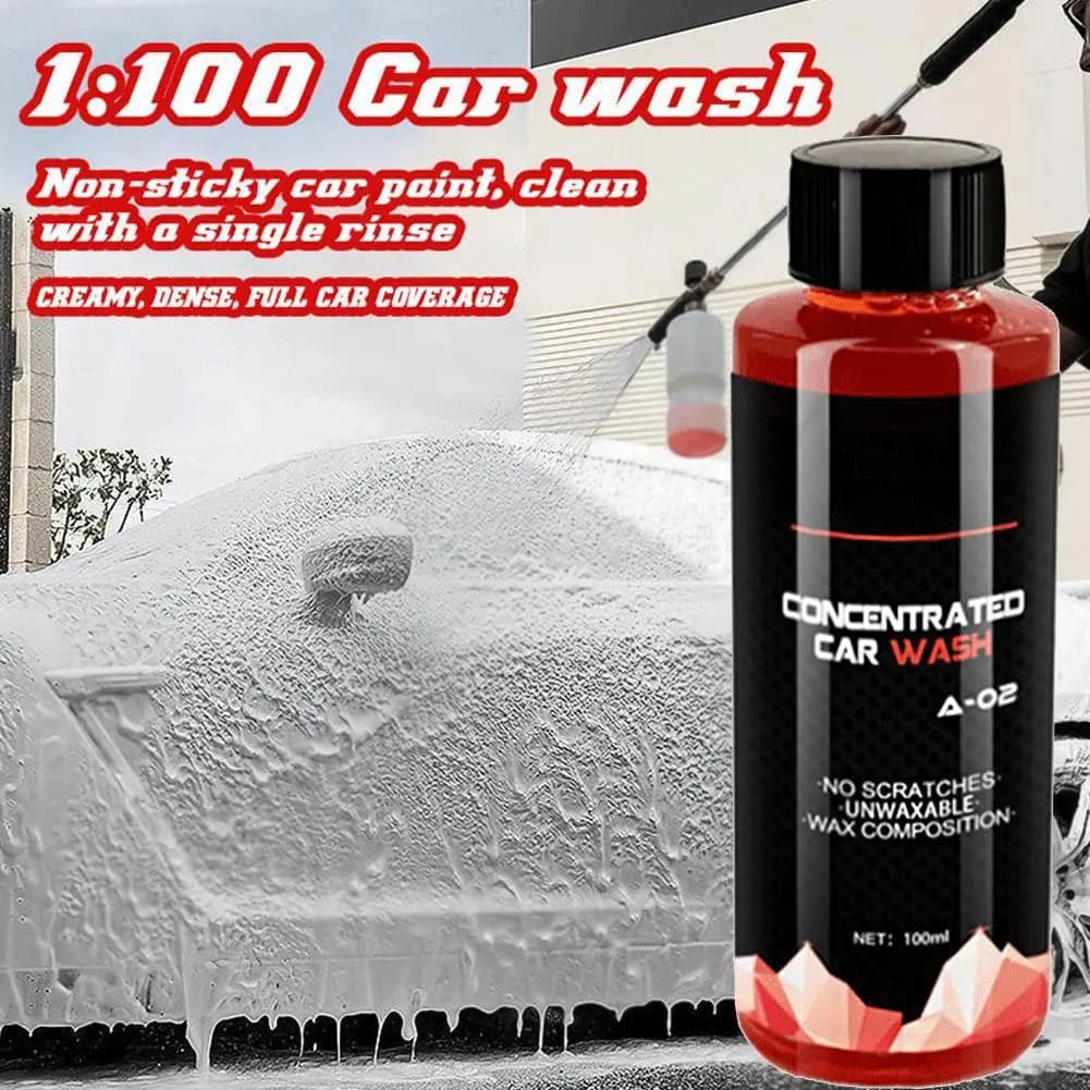 Schiuma per auto liquido per la pulizia profonda dell'auto Shampoo per la rimozione della polvere moto protezione per vernice a cera d'acqua per forniture per autolavaggio