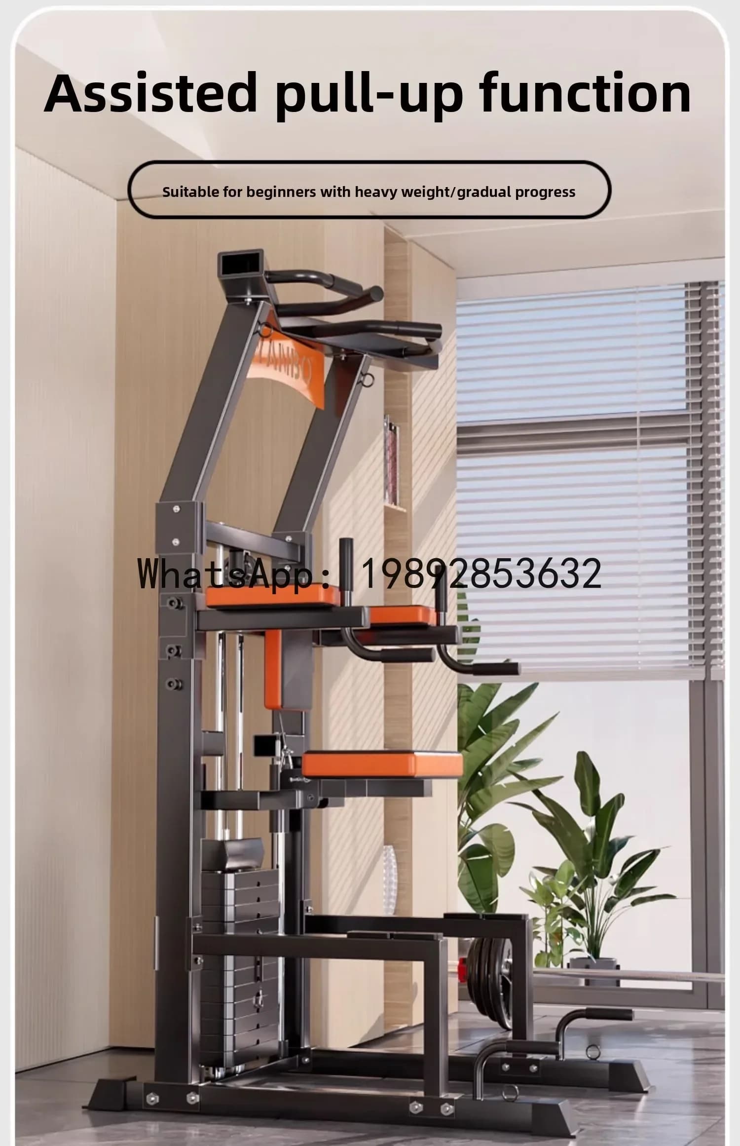 FZ Assisted Traction Equipment Home Fitness Equipment Multifunctional Workout Machine for Single and Double Bar Interior