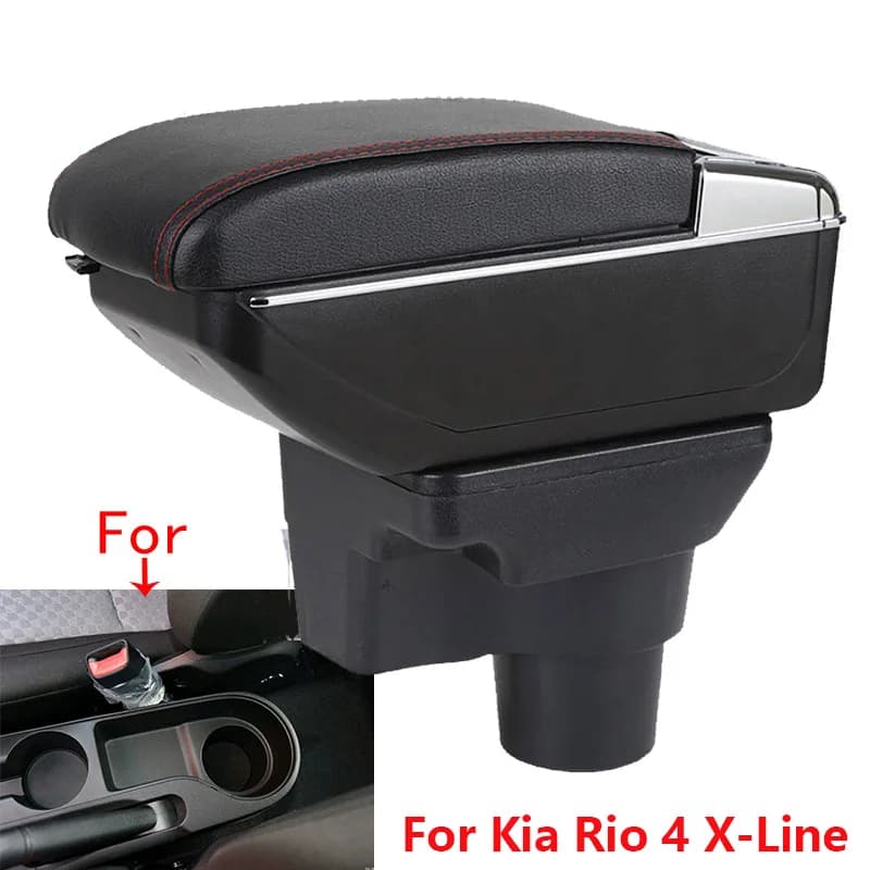 Per Kia Rio 4 bracciolo per Kia Rio X x-line bracciolo per Auto scatola di immagazzinaggio automatica accessori per Auto parti di Retrofit dettagli interni 2018-2022