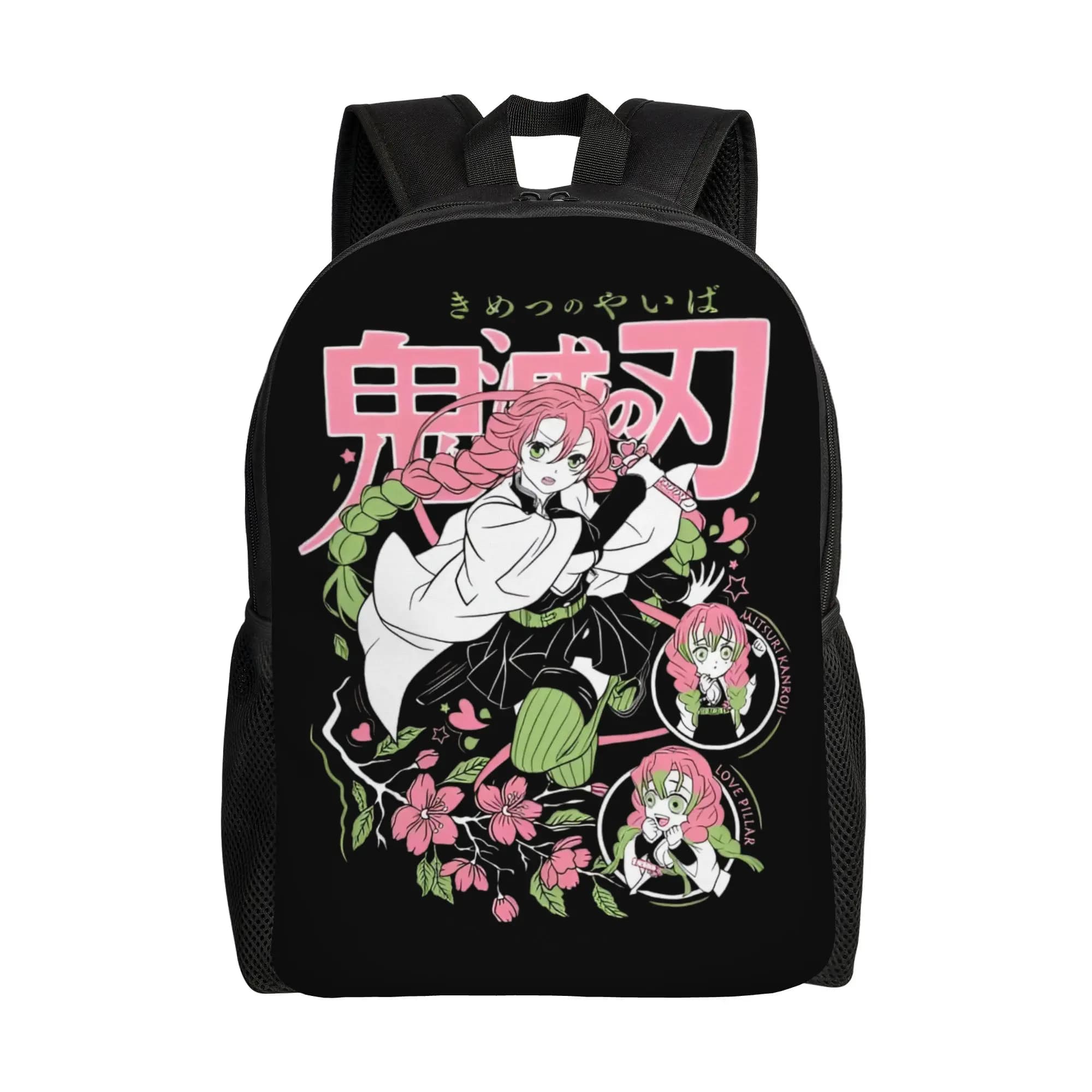 Demon Slayers Backpacks for Women Men Waterproof School College Mitsuri Bag Printing Bookbag