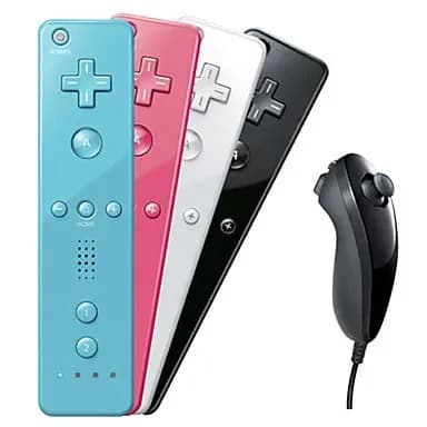 Telecomando per Gamepad Wireless 2 in 1 integrato Motion Plus + Nunchuck per Joystick Controller Nintendo Wii + custodia in Silicone