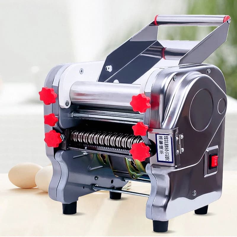 Macchina Elettrica per Pasta, Pressa per Impasto in Acciaio Inox, Impastatrice da Tavolo per Pasta e Ravioli, Macchina Commerciale per Impastare