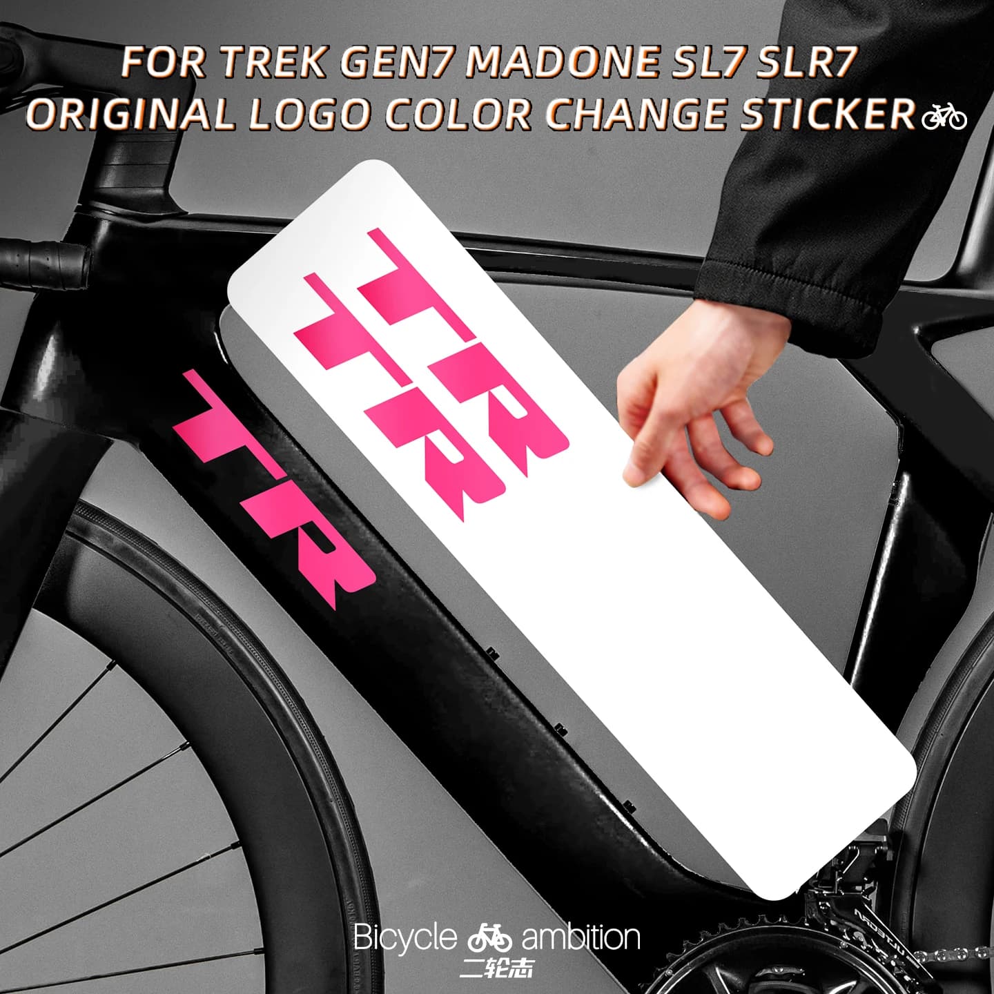 Per TREK Madone 7th Gen SL7 SLR7 Bici da strada Adesivi per telaio Cambia colore Logo Decal Wrap