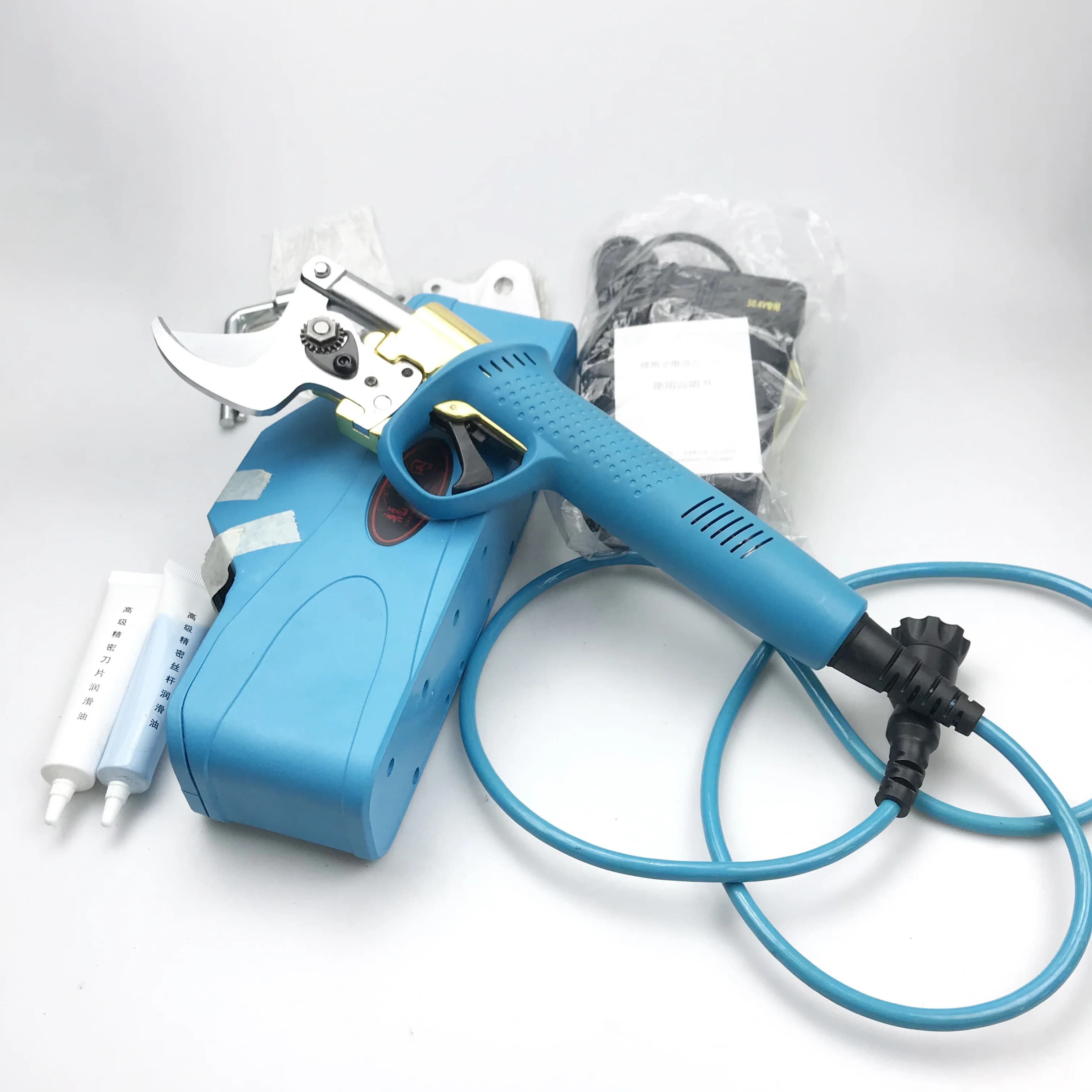Electric pruning shears with 40 mm shearing wire lithium battery