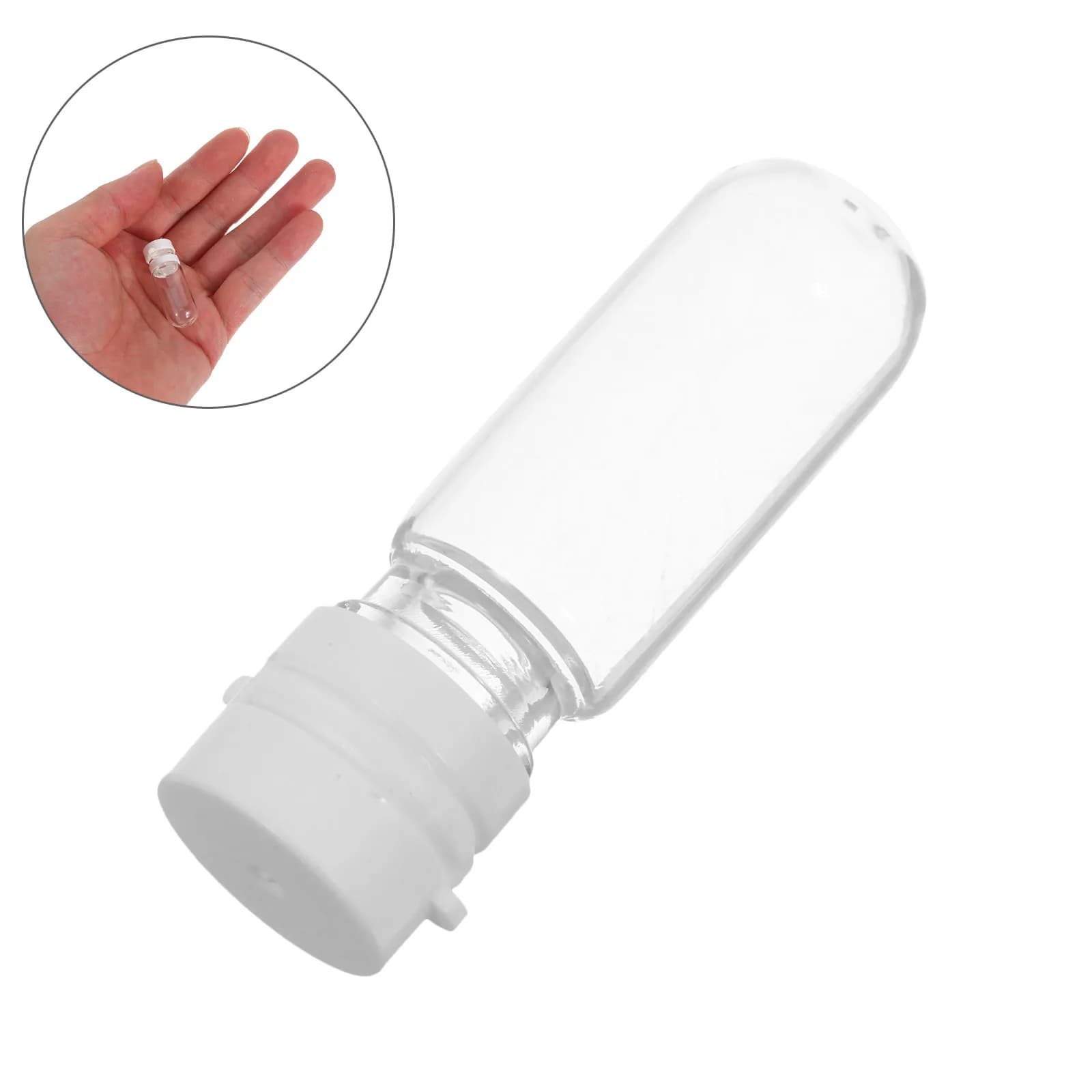 10 flaconi da viaggio ricaricabili, mini flaconi contagocce in vetro a prova di perdite, piccoli contenitori trasparenti per campioni di olio essenziale e profumo