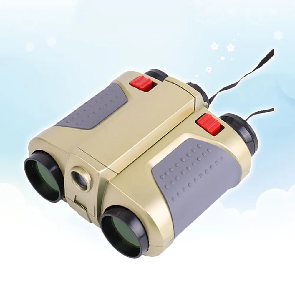 Binocolo 4x30 con Visione Notturna Pieghevole e Leggero con Cinturino da Collo, Regalo Perfetto per Famiglia, Amici e Bambini