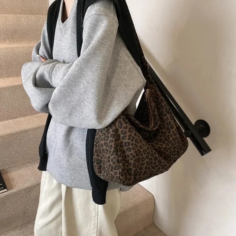 New Soft Textile Women's Shoulder Bag Large Capacity Adjustable Strap Crossbody Bag Tote Handbag