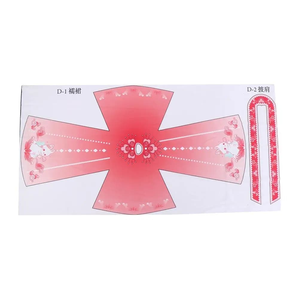 Abito fai da te Hanfu vestiti indossare gonna Hanfu vestiti kit fai da te artigianato fatto a mano accessori di design di abbigliamento