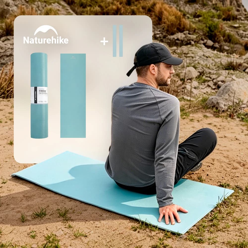 Tappetino da Campeggio Multifunzionale Ultra-Leggero Naturehike, Impermeabile e Isolante, Adatto per Famiglia e Yoga, Tagliabile su Misura