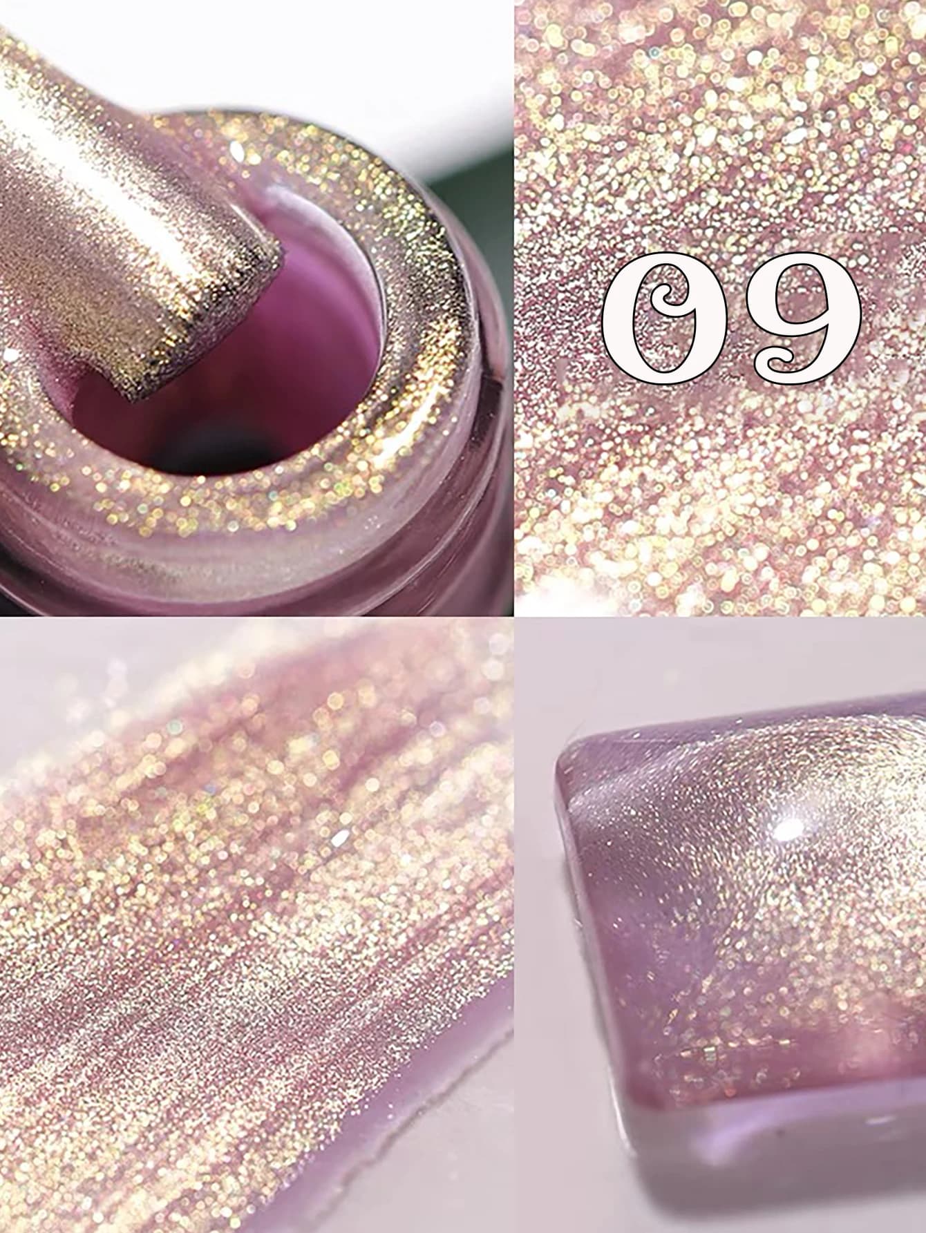 SHAKA 1-12 pz Smalto Gel Glitterato Sottile Effetto Perla Sognante per Unghie, Popolare Autunno Inverno, Forniture per Nail Art