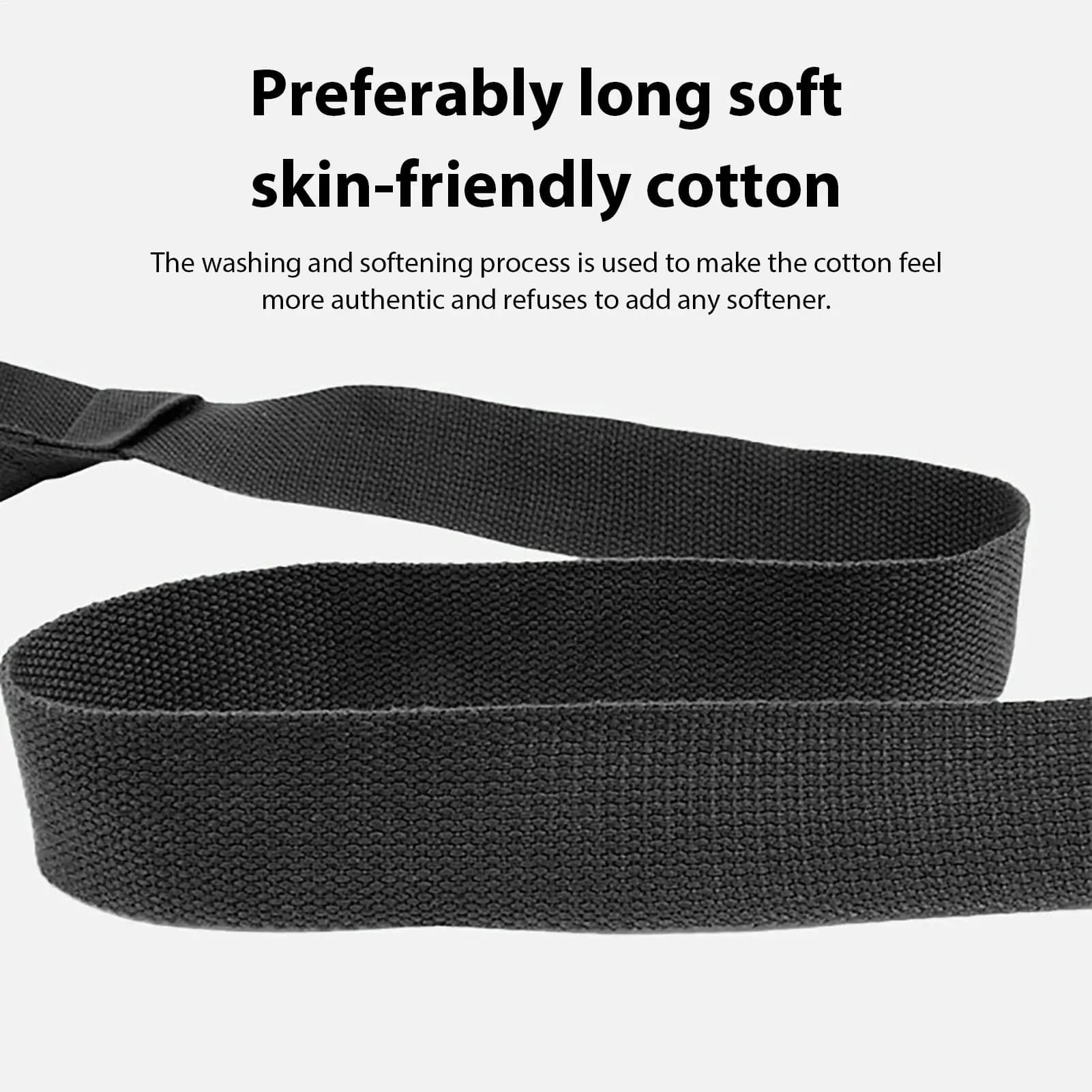 Adjustable Yoga Mat Strap Yoga Mat Bundle Strap Shoulder Straps Sports Stretch Strap Floor Mat Storage Carrying Strap Black