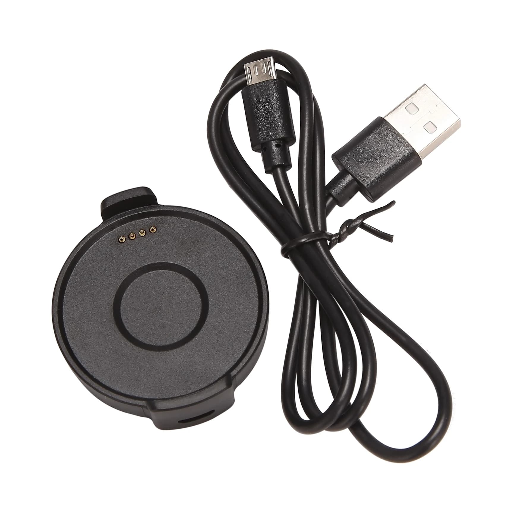 Caricabatterie per orologio intelligente per dati USB Ticwatch Pro e cavo dock di ricarica per orologio Bluetooth con cavo di aspirazione magnetico da 1 M