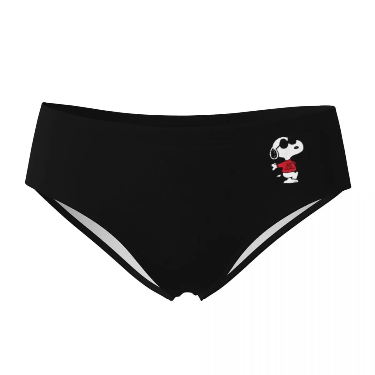 Mutandine da donna Novelty Snoopys Joe Cool, slip traspiranti con stampa cartoon, taglie S-4XL