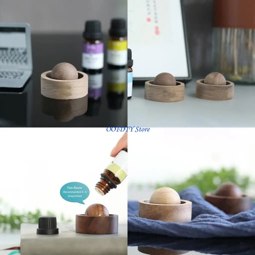 367A Diffusore a profumato in legno naturale per olio essenziale Easy Usa Aromaterapie Home AROMATHERAPIES DECORSA