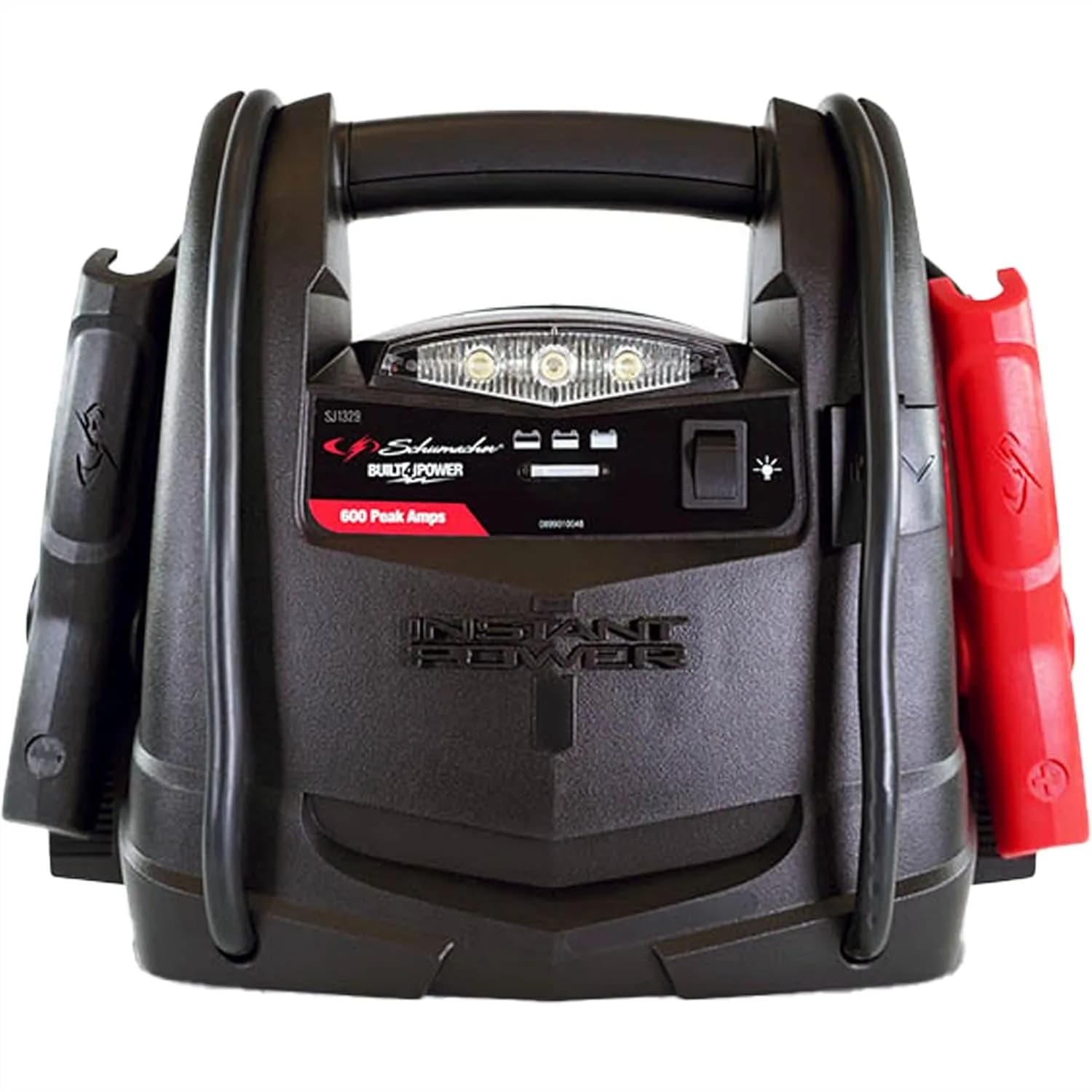 Avviatore di Emergenza per Auto 600A, Stazione di Alimentazione Portatile 3-in-1 per Veicoli a Benzina e Diesel 12V, Luce LED