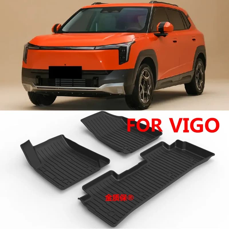 Car mats Dongfeng VIGO Nammi 06, mats for all seasons, luggage mat VIGO, complete set, VIGO waterproof mats.