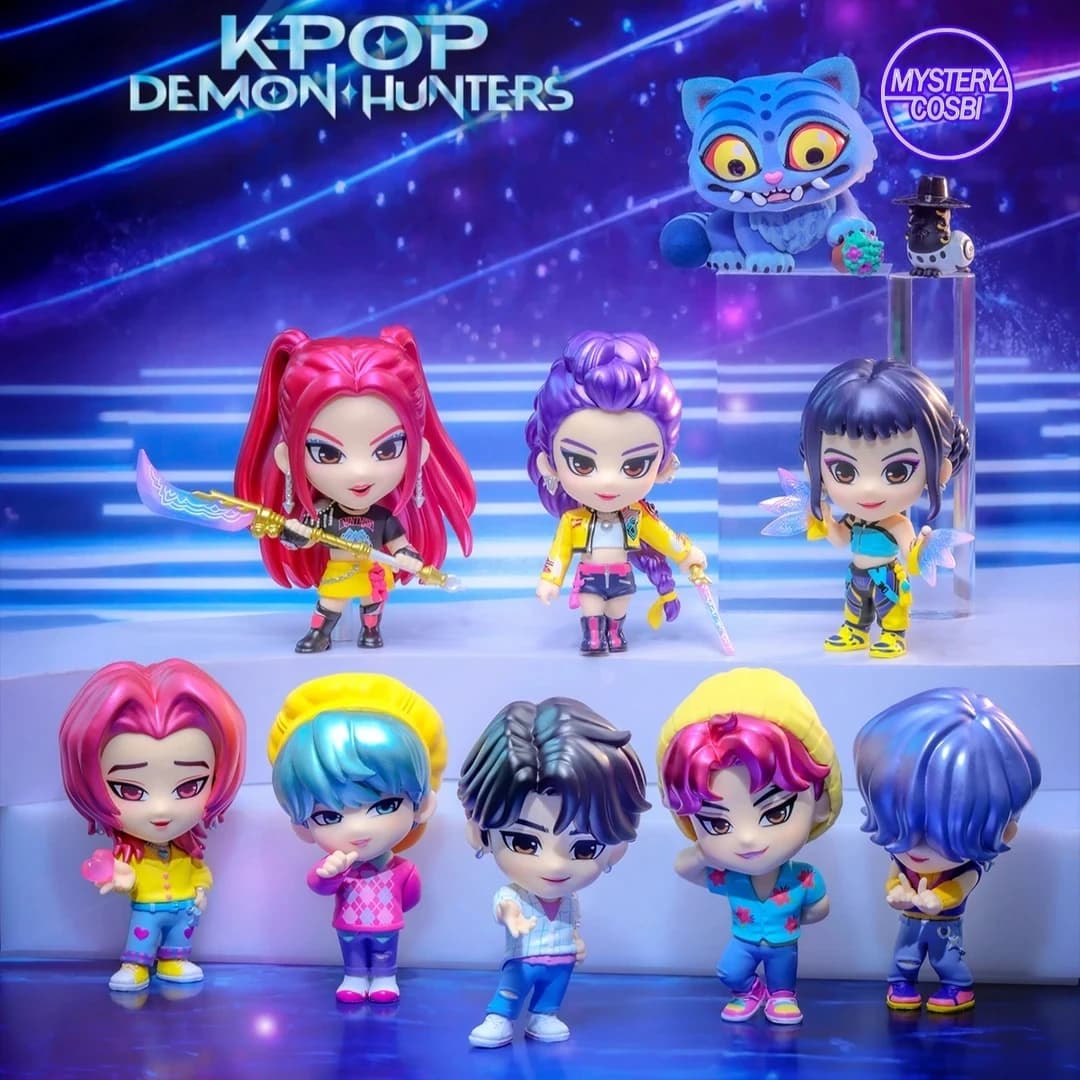 New COSBI K-pop Demon Hunters Blind Box HUNTR/X Action Figures Cute Doll Rumi Mira Zoey Jinu Anime Model Mystery Box Toys Gift