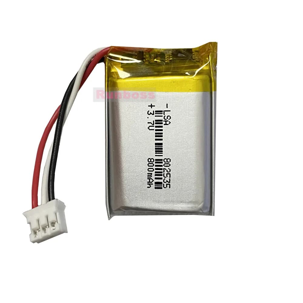 1-10PCS 3.7V 800mAh 802535 JST PH2.0 3P Spina Batteria ai polimeri di litio per MP3 MP4 GPS DVD Registratore Bluetooth E-book Fotocamera Smart Watch