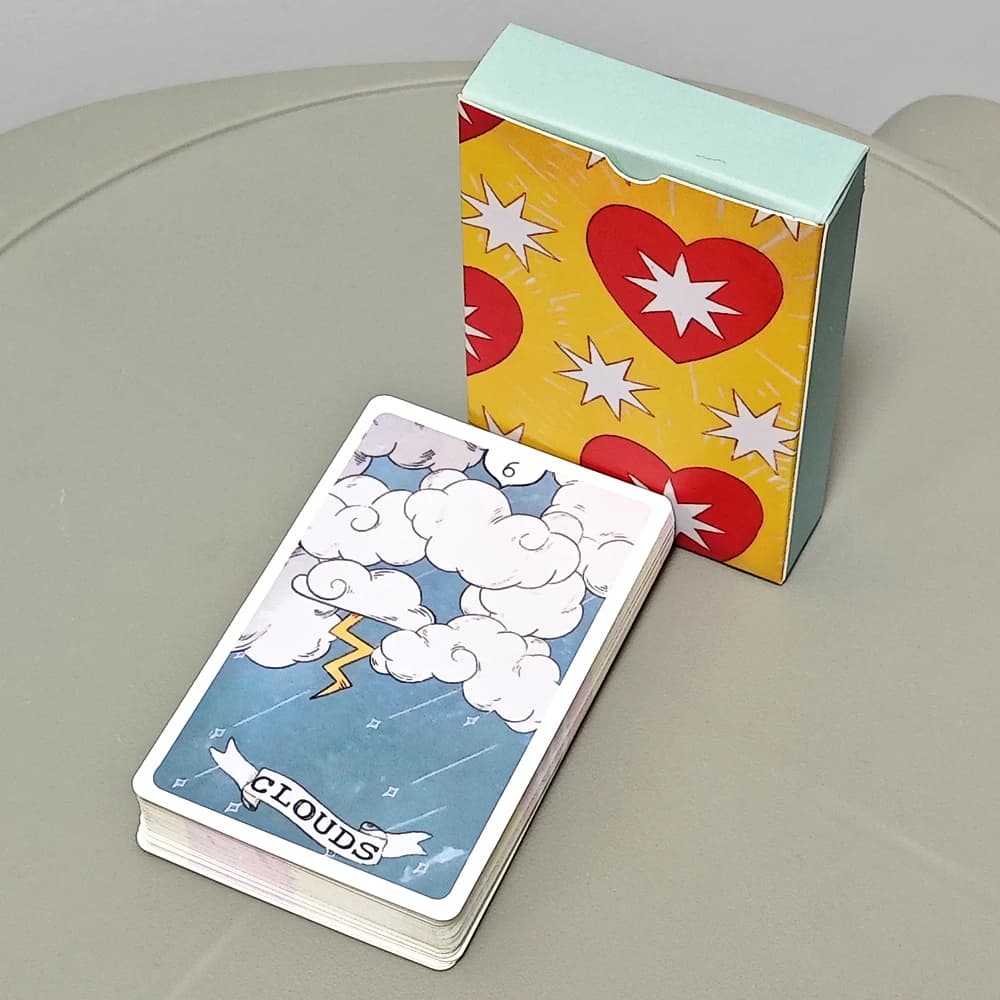 Mazzo di Pixie's Whisper Lenormand 9*6 cm 36 carte Lenormand
