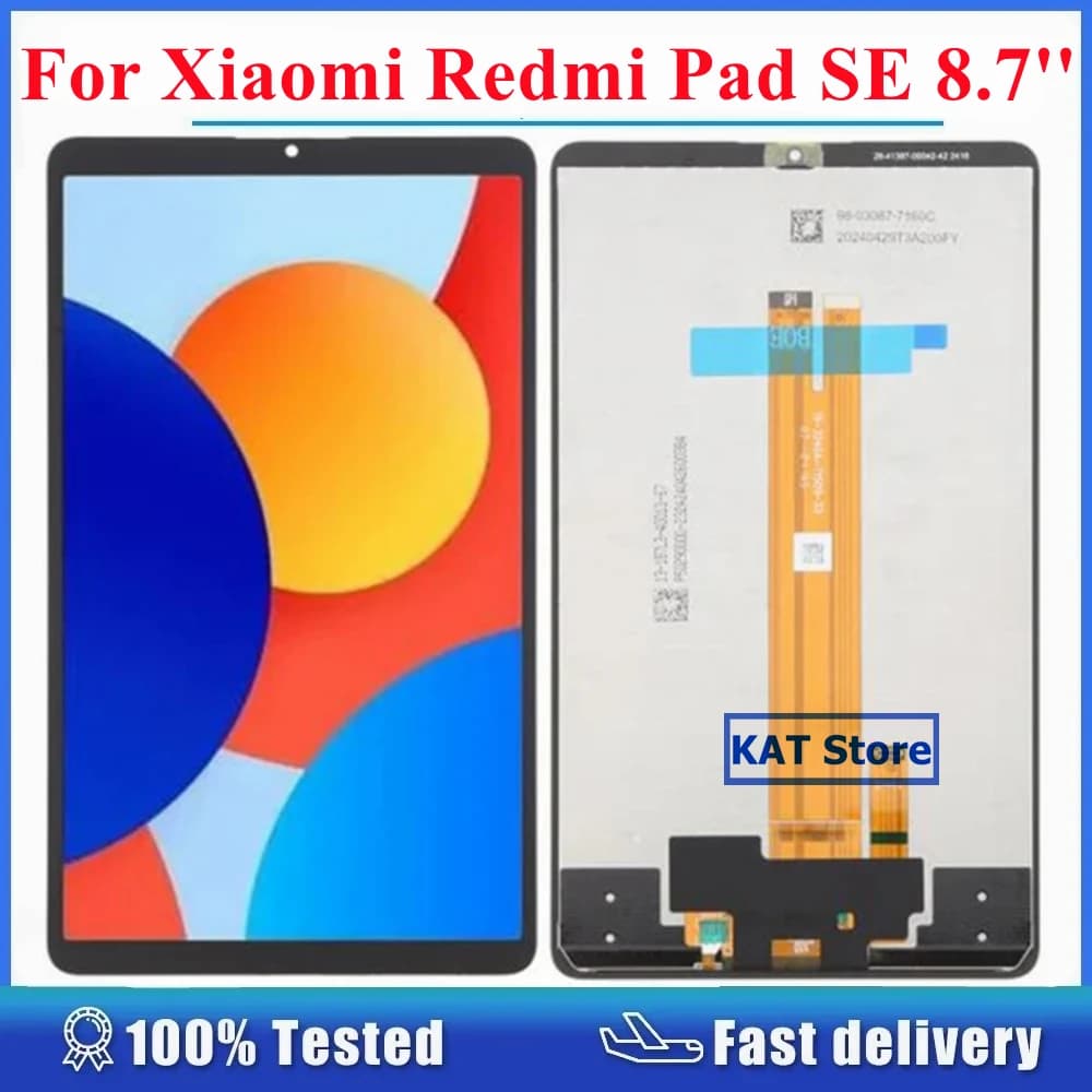 8.7'' For Xiaomi Redmi Pad SE 8.7 Inches LCD Touch Screen Digitizer Assembly Replacement Spare Parts