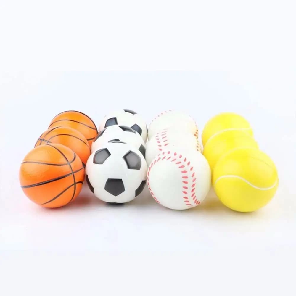 Sport Game Football Sponge Balls Stress Relief Baseball Antistress Slow Rising Squeeze Hand Ball Foam Rubber Ball