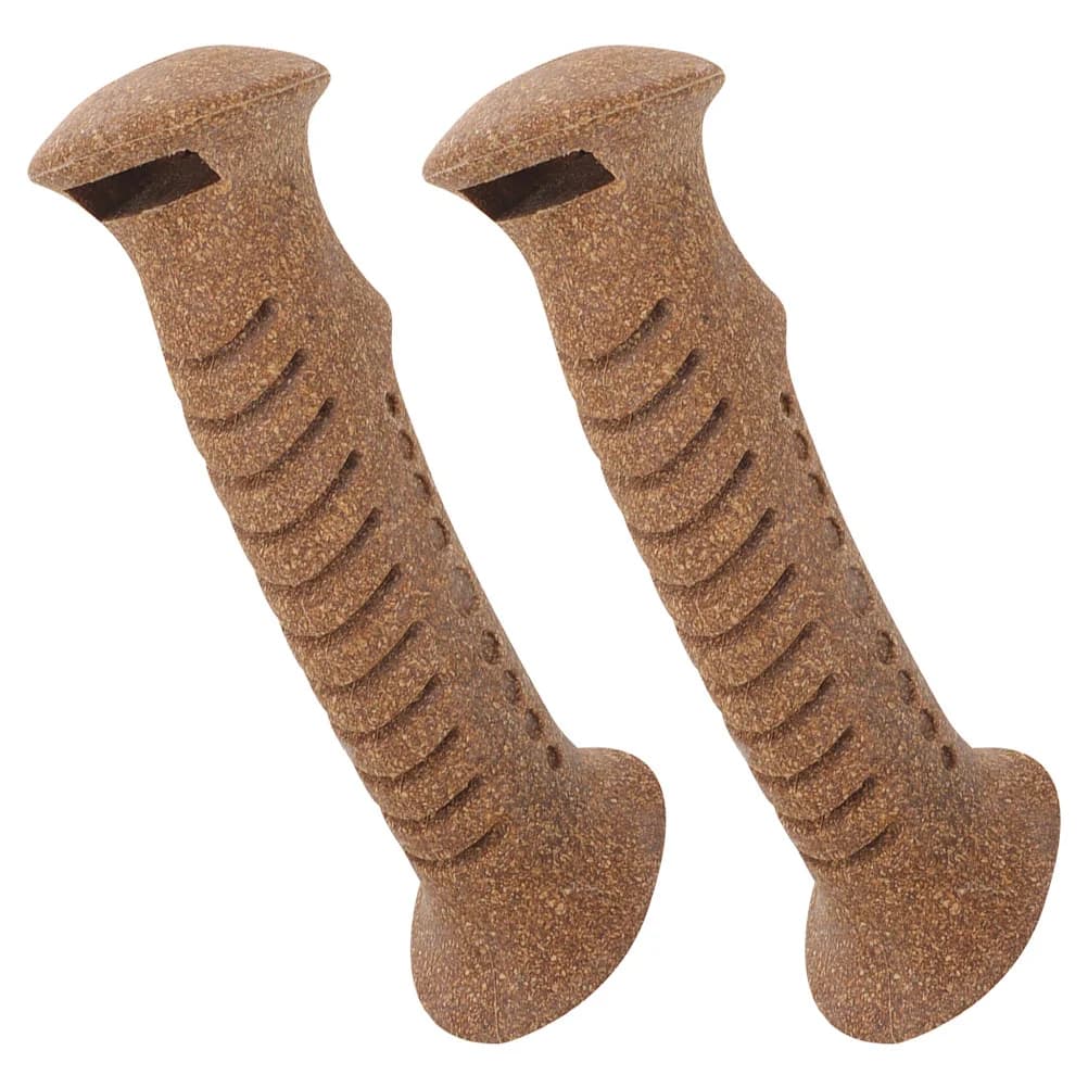 2-piece trekking stick handle Replacement cork stick handle Anti-slip trekking stick handle Ski stick handle Stable wooden barrel handle