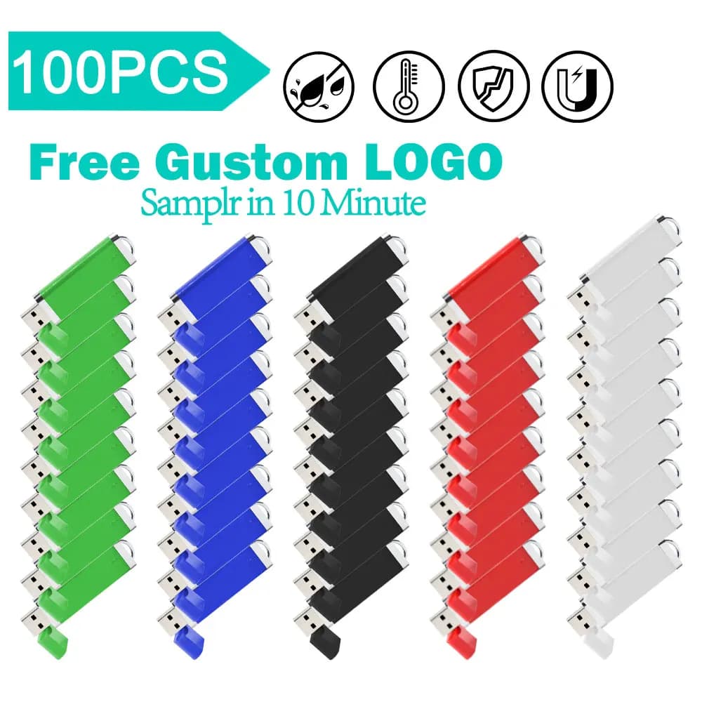100 Pz/lotto Colore Chiavetta USB All'ingrosso 4 GB 8 GB 16 GB 32 GB Memory Stick Pendrive 64 GB 128 GB Chiavetta USB Flash Disco Laser Libero