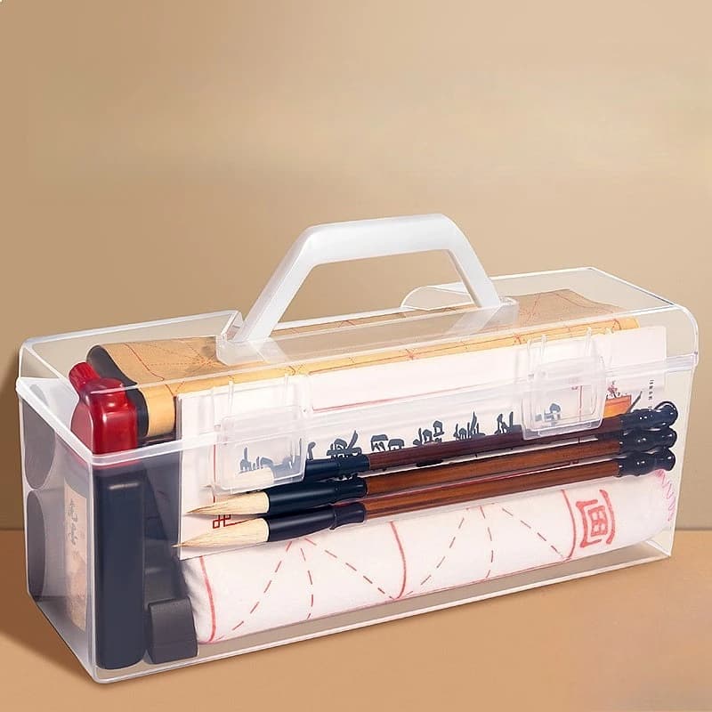 Complete Chinese Calligraphy Practice Set Student Beginner Calligraphy Supplies with Ink Writing Brush Paper Tools