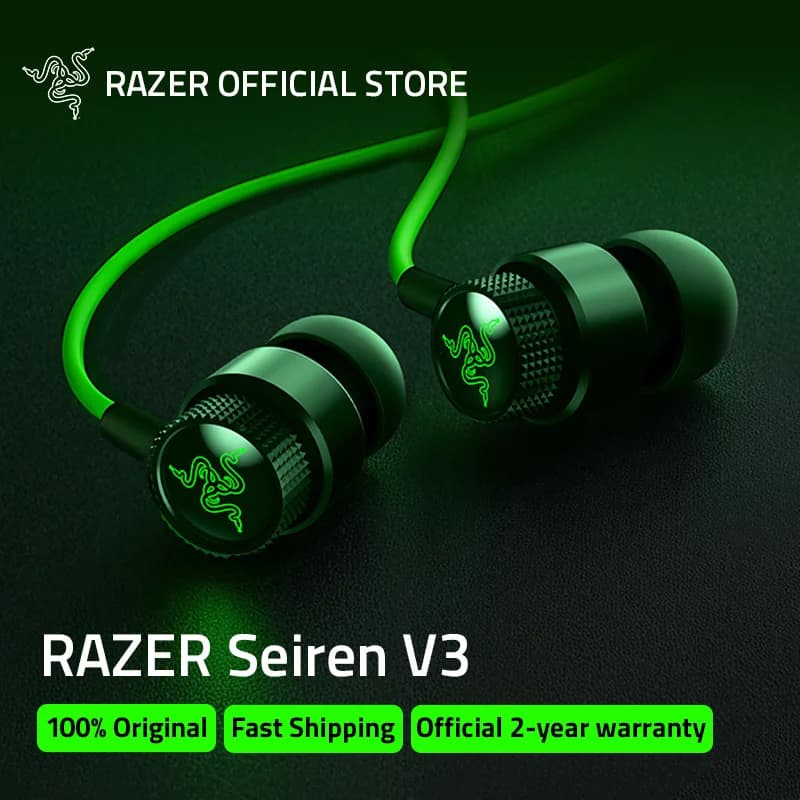 Razer Hammerhead V3 Wired In-Ear Gaming Headset with THX for PC