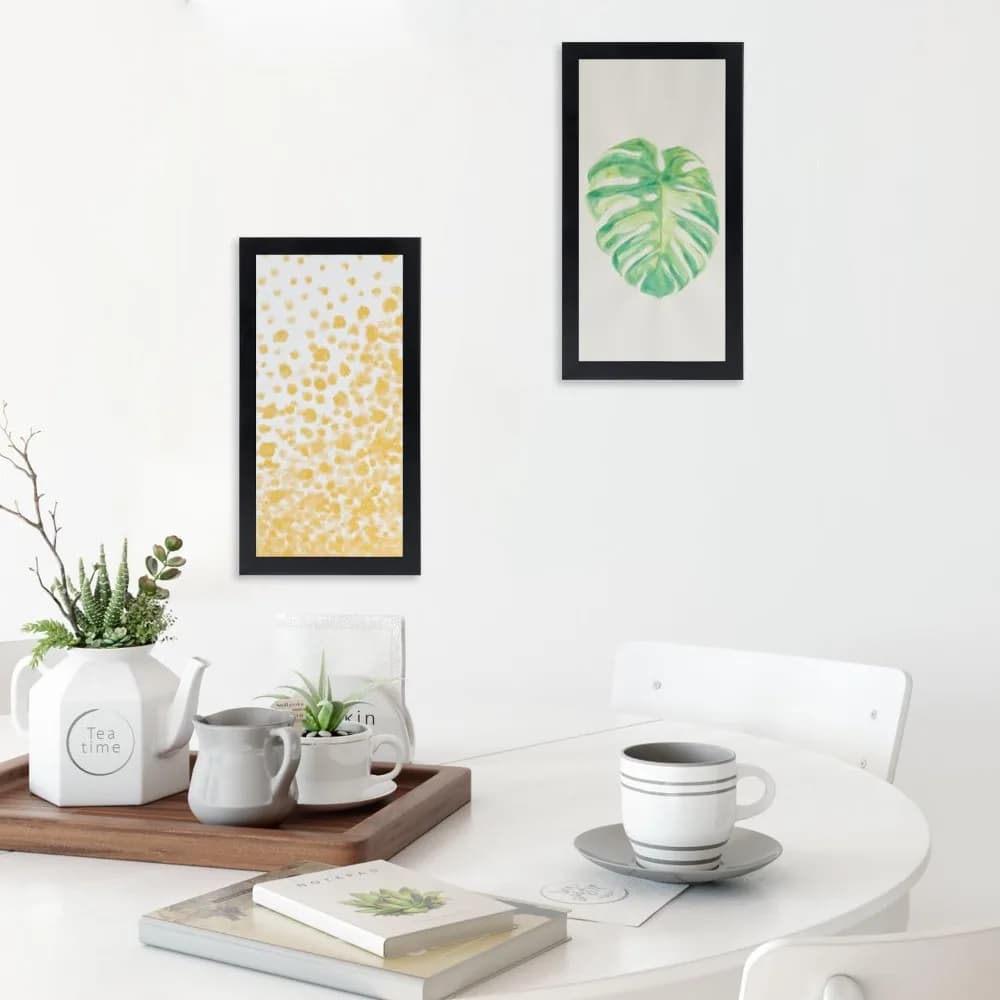 10x17 Black Picture Frames Set with Plexiglass Wall Mounting Horizontal or Vertical Gallery Photo Frames for Home and Office Wall Decor