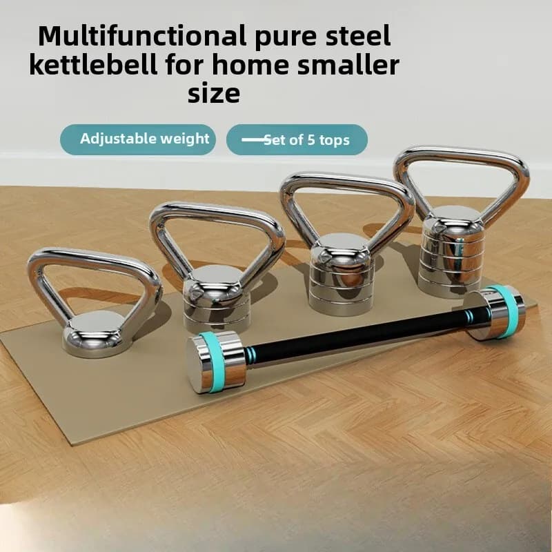 Kettlebell Pure Steel Adjustable Weight 6kg Fitness Women's Buttocks At Home Handlebars Men's Swing