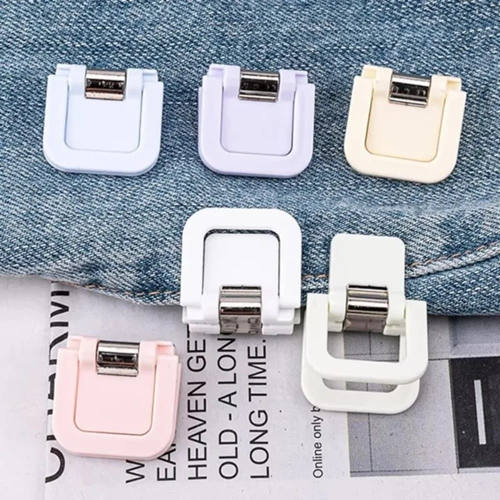 4Pcs Fixing Hem Detachable Trouser Clip Trouser Shortening Multi Function Invisible Pants Clip Adjustable Concealment Buckle