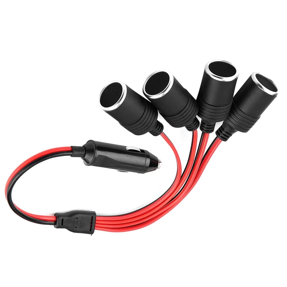 Adattatore splitter per presa accendisigari per caricabatteria da auto a 4 vie ad alta potenza