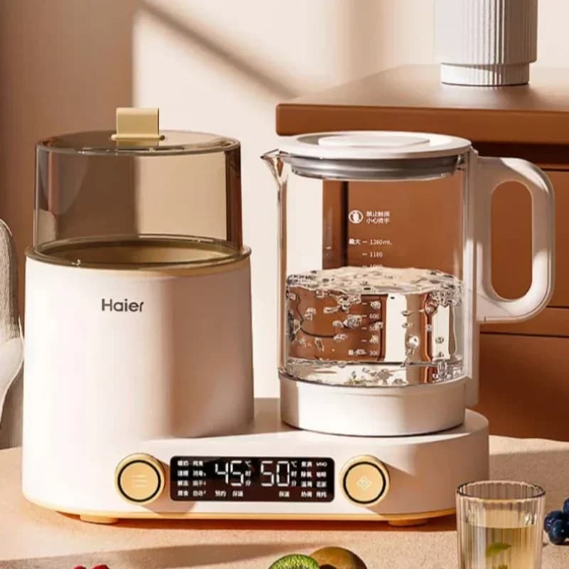Bollitore Elettrico Multifunzione Haier con Temperatura Costante, Sterilizzatore, Asciugatore e Scaldalatte M101E 220V - Offerta Imperdibile