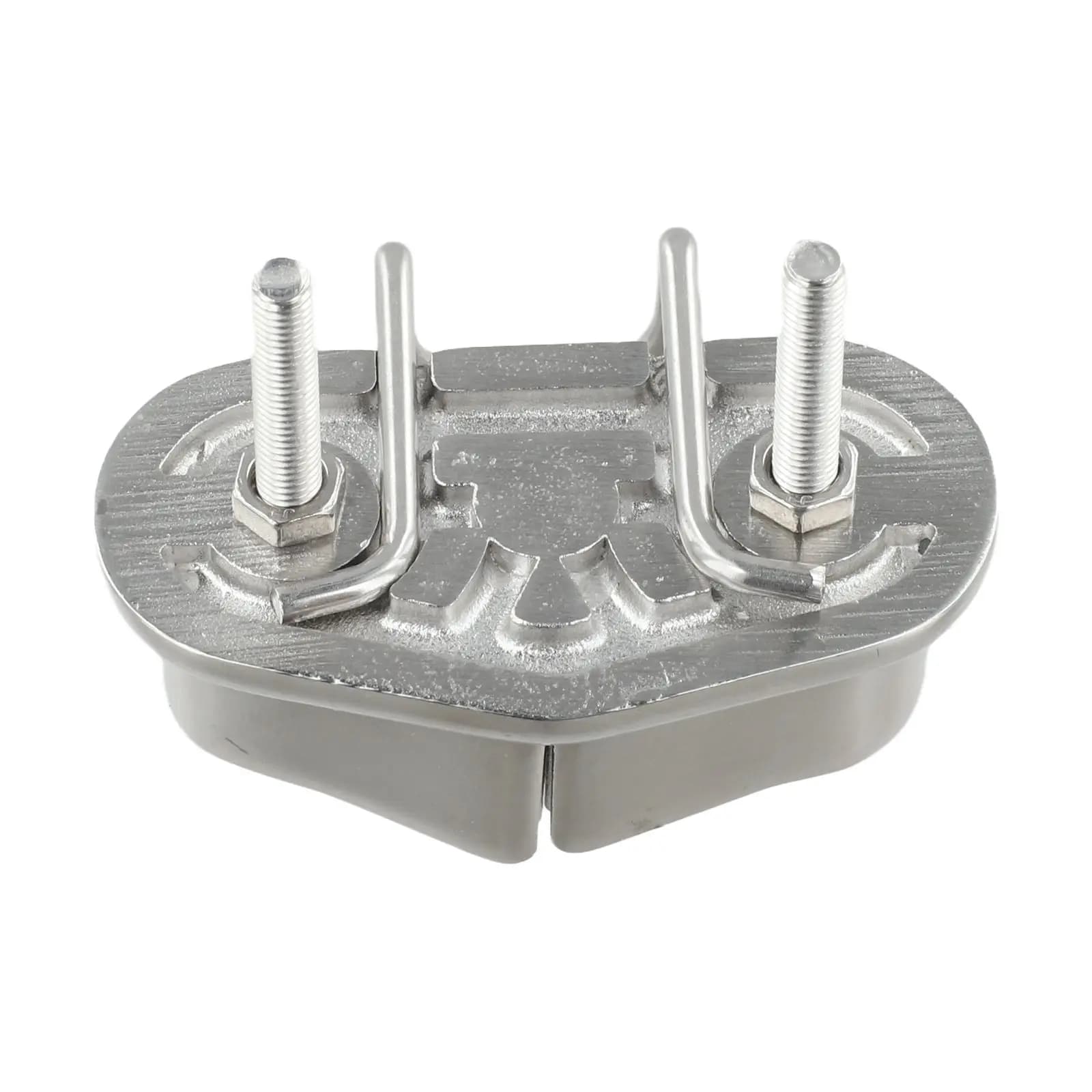 Stainless Steel Marine Cam Cleat With Wire Leading For Use With 10mm Rope Suitable For Kayak And Boat Applications
