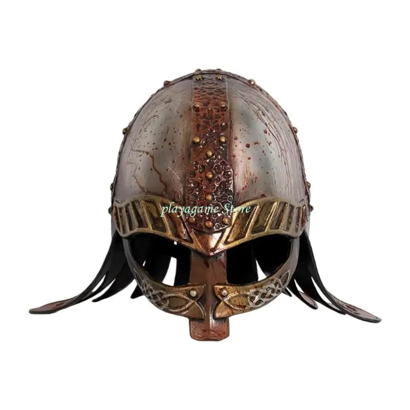Y88A Cavalieri Templari Armatura da crociato Casco Costume Halloween maschera