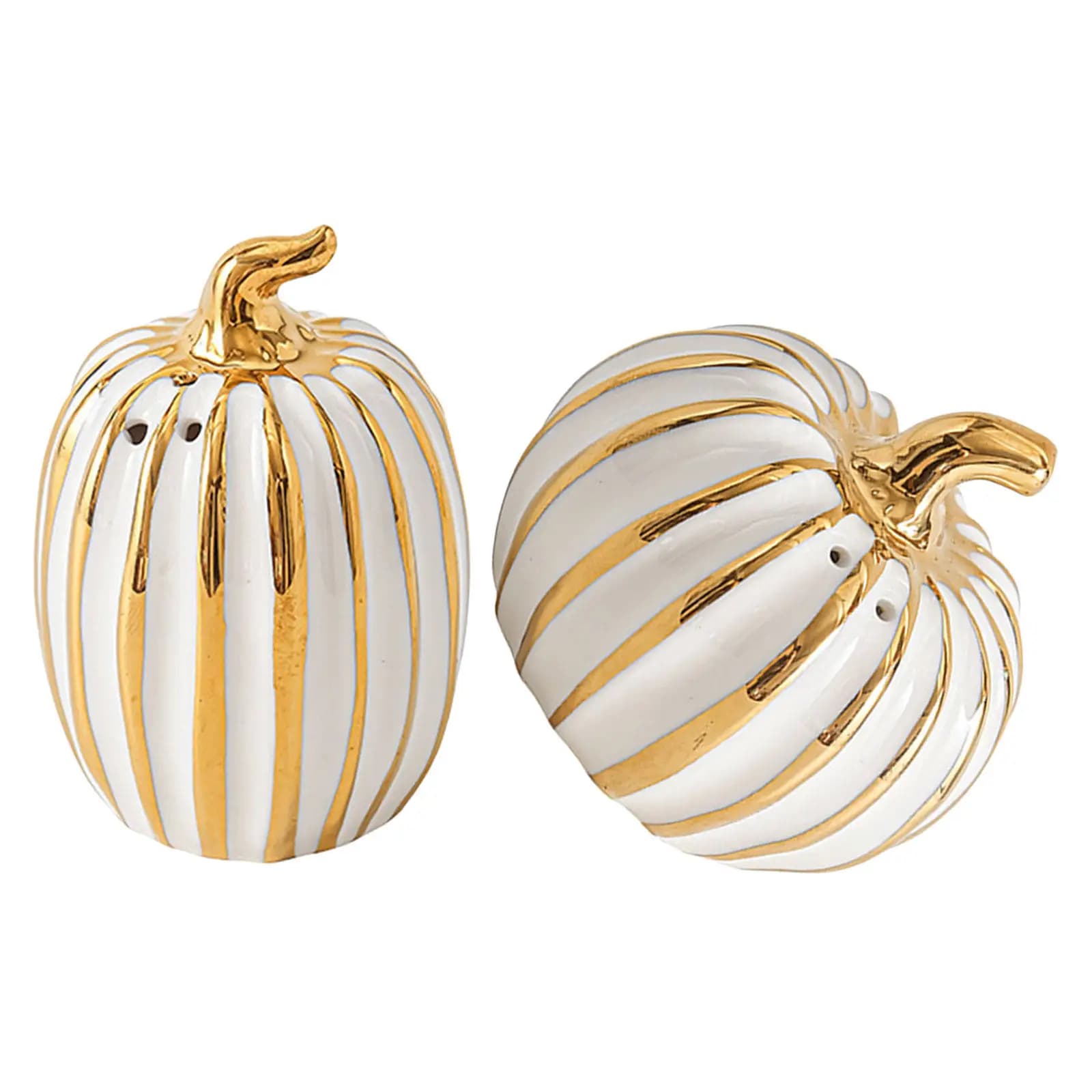 2Pcs Pumpkin Salt Pepper Shakers Ceramic Seasoning Jar Decorative Tabletop Seasoning Pot Autumn Kitchen Decor Pepper Shaker Set