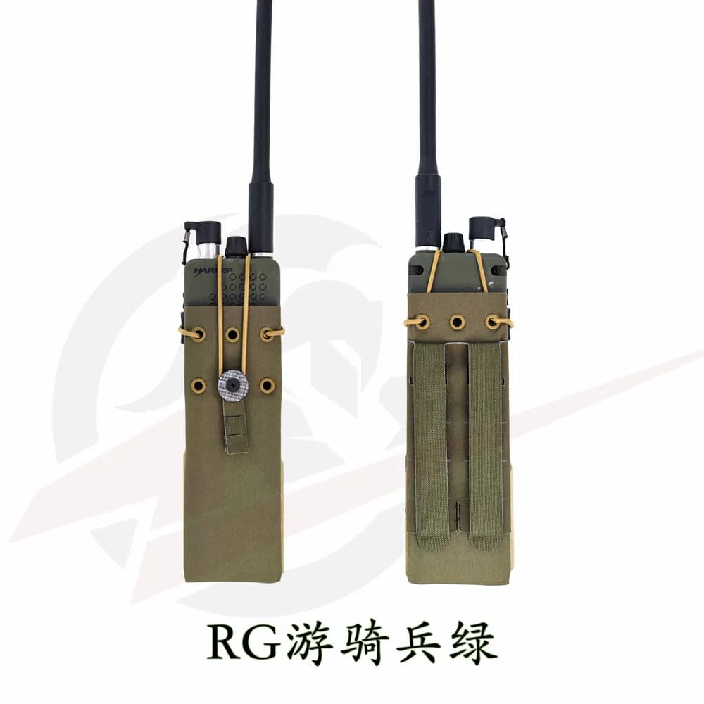 Borsa tattica per radio da esterno Borsa per walkie-talkie Tasca FCPC V5 Borsa Molle per gilet